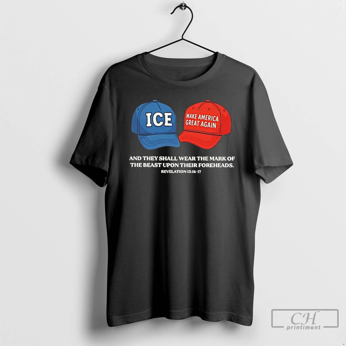 Classic And They Shall Wear The Mark Of The Beast Upon Foreheads Maga Ice