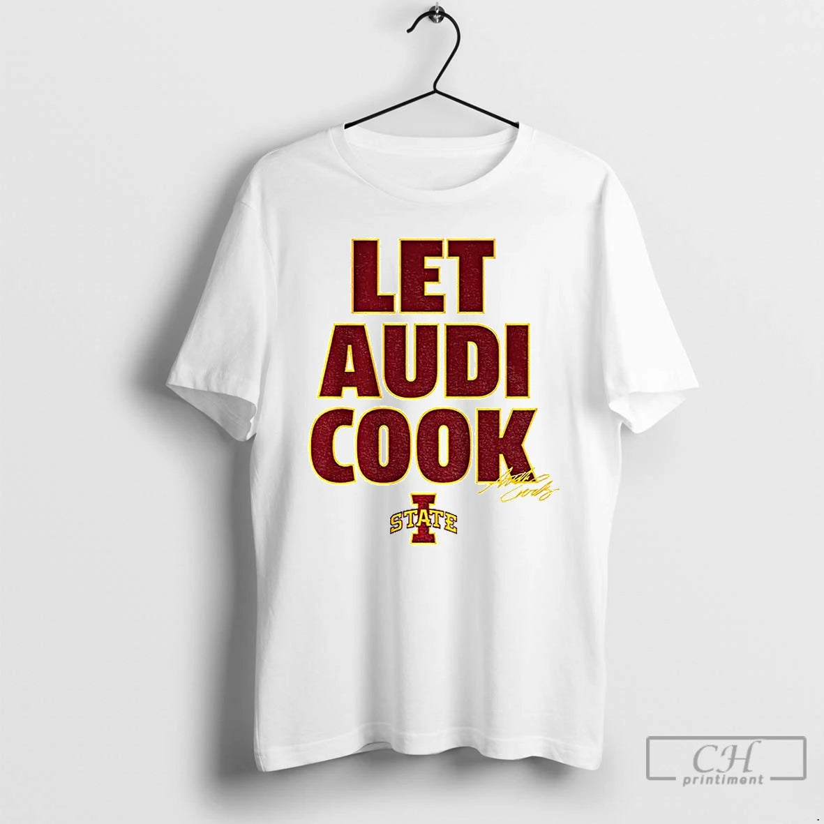 Classic Audi Crooks Let Audi Cook Iowa State Cyclones Basketball Logo Signature T Shirts Sweater