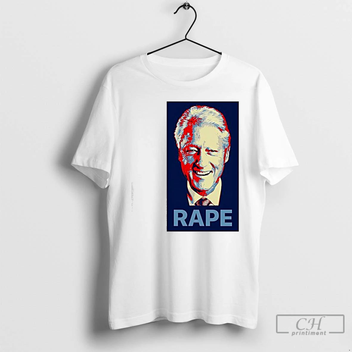 Classic Bill Clinton Rape Record Graphic