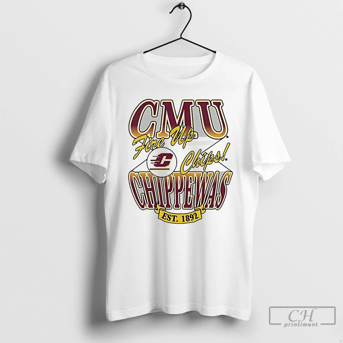 Classic Central Michigan Chippewas Fire Up Chips Est 1892