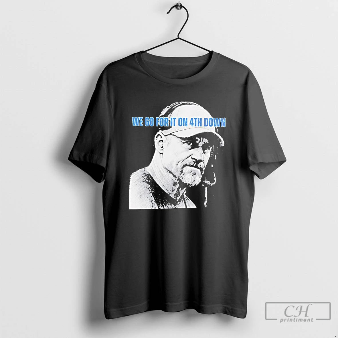 Classic Dan Campbell Detroit Lions We Go For It On 4th Down T Shirts Sweater