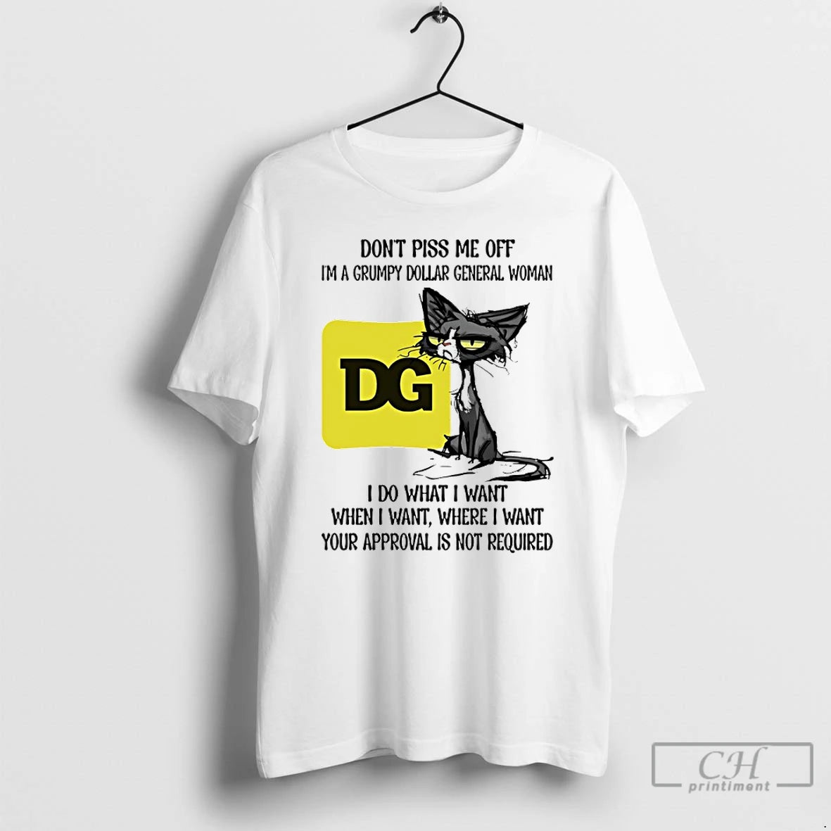 Classic Dont Piss Me Off Im A Grumpy Cat Dollar General Woman T Shirts Sweater