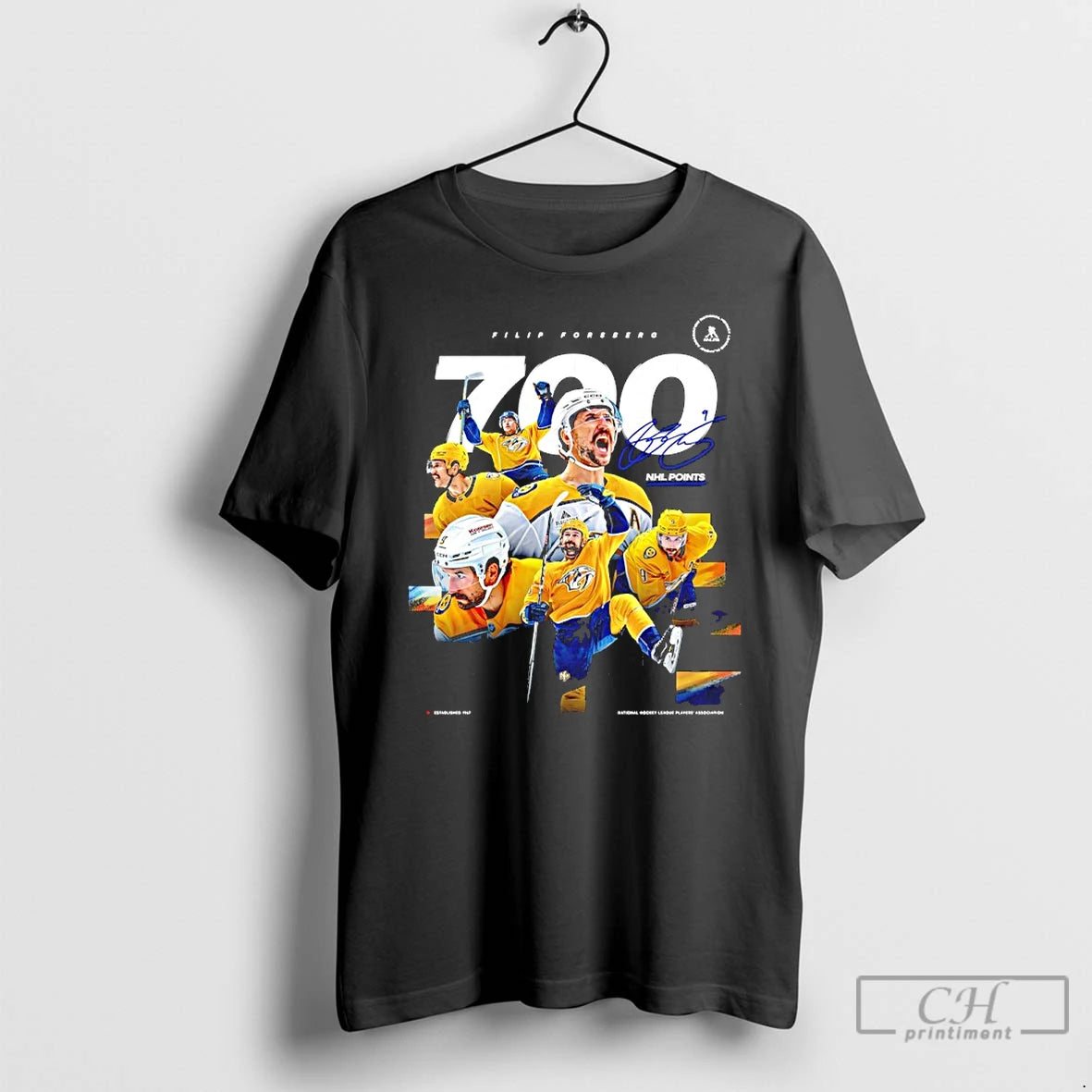 Classic Filip Forsberg Nashville Predators Nhl Point 700 Signature