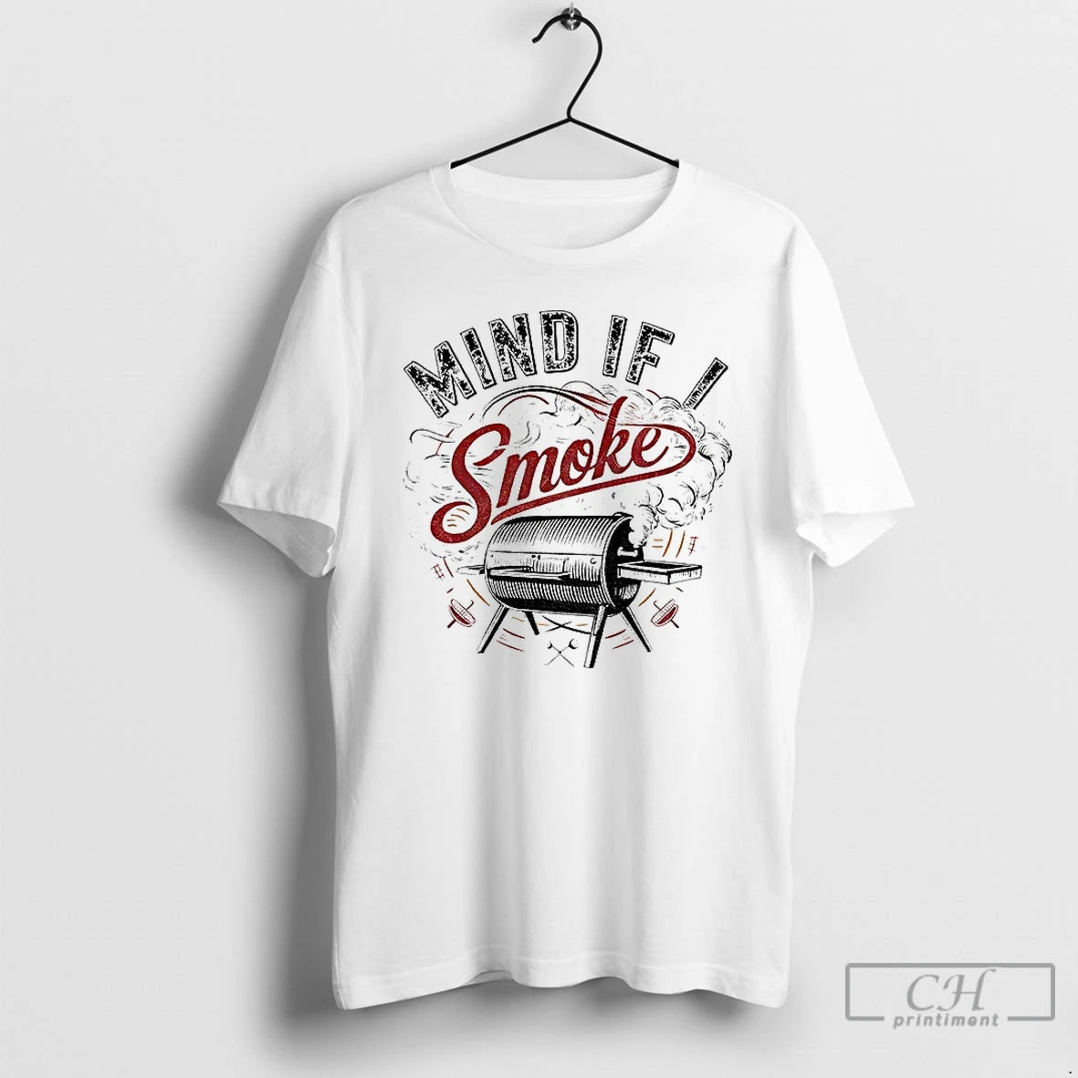 Classic Grill Master Smoker Humor Mind If I Smoke Vintage