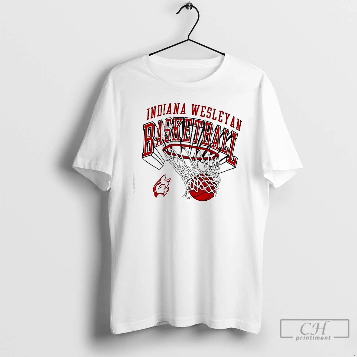 Classic Indiana Wesleyan Basketball Graphic