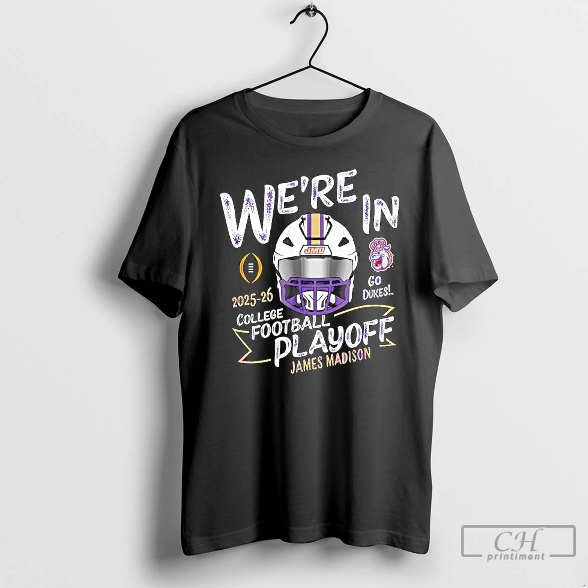 Classic James Madison Dukes Cfp College Football Playoff 2025 26 Logo
