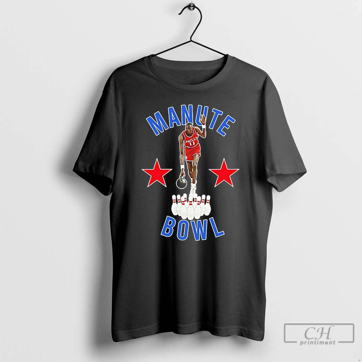 Classic Manute Bol Philadelphia 76ers Bowling Minute Manute