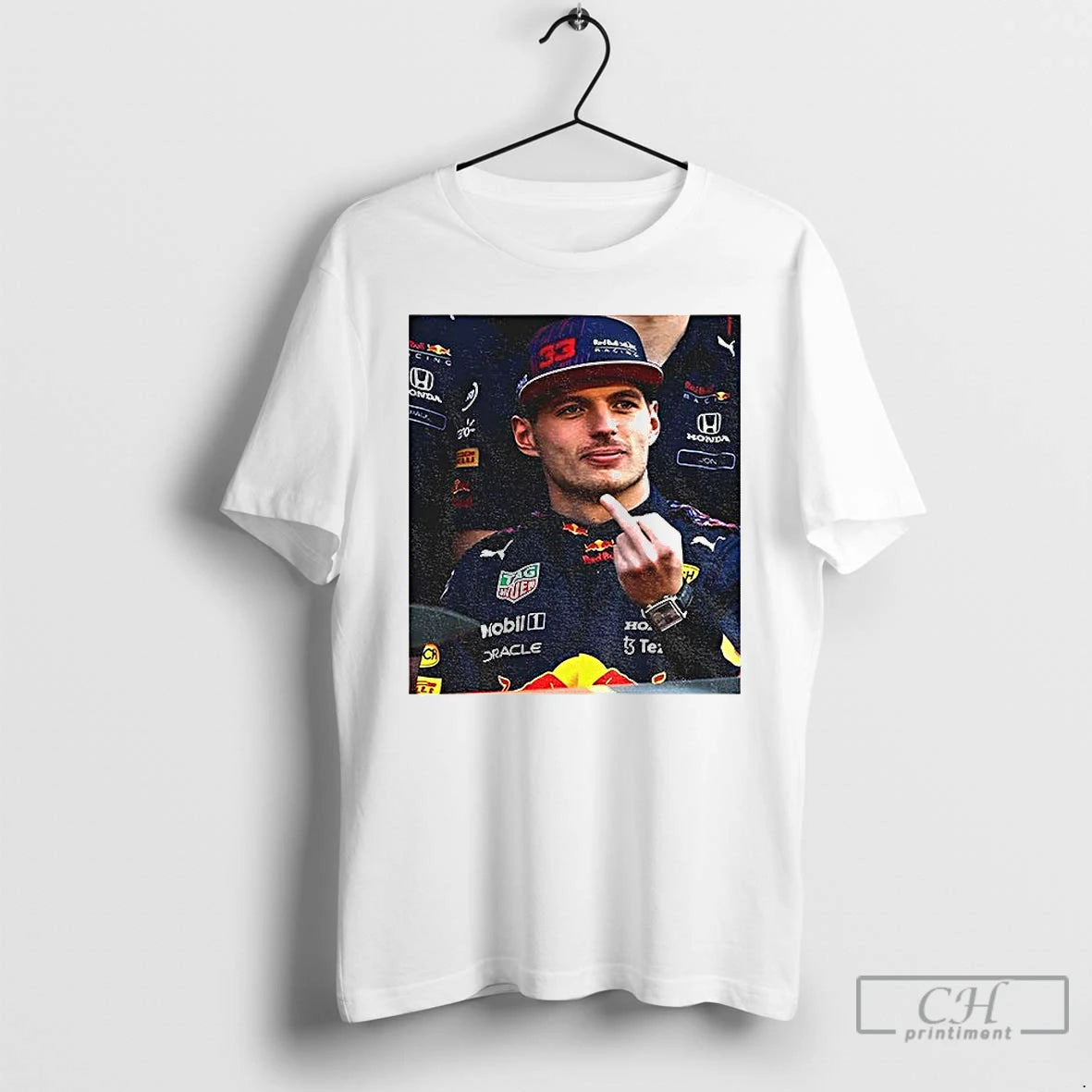 Classic Max Verstappen Middle Finger Meme Formula 1 Racing Fans