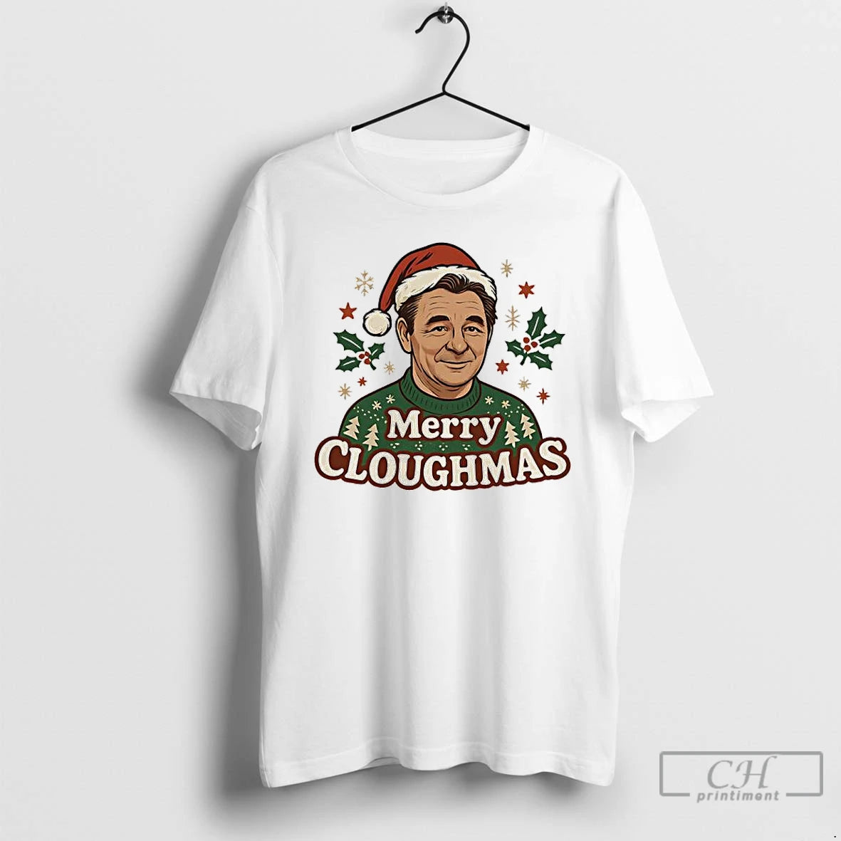 Classic Merry Cloughmas Nottm Forest Santa Christmas