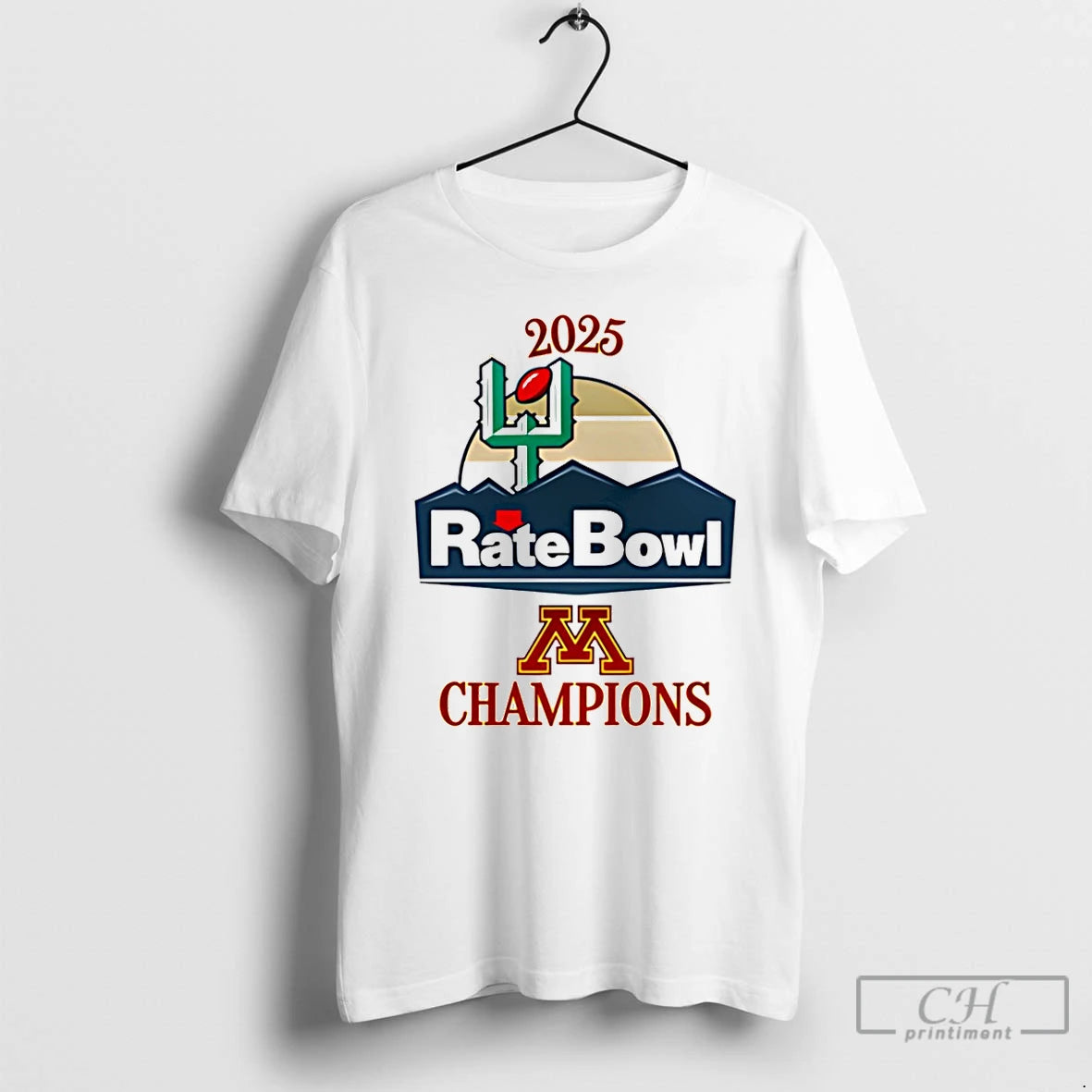 Classic Minnesota Golden Gophers Football 2025 Rate Bowl Champions