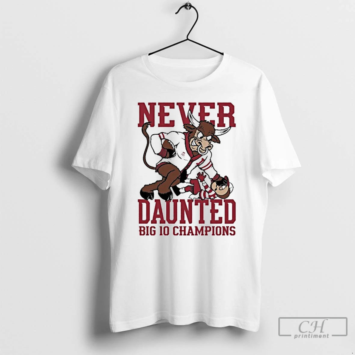 Classic Never Daunted Iu Football Big 10 Champions