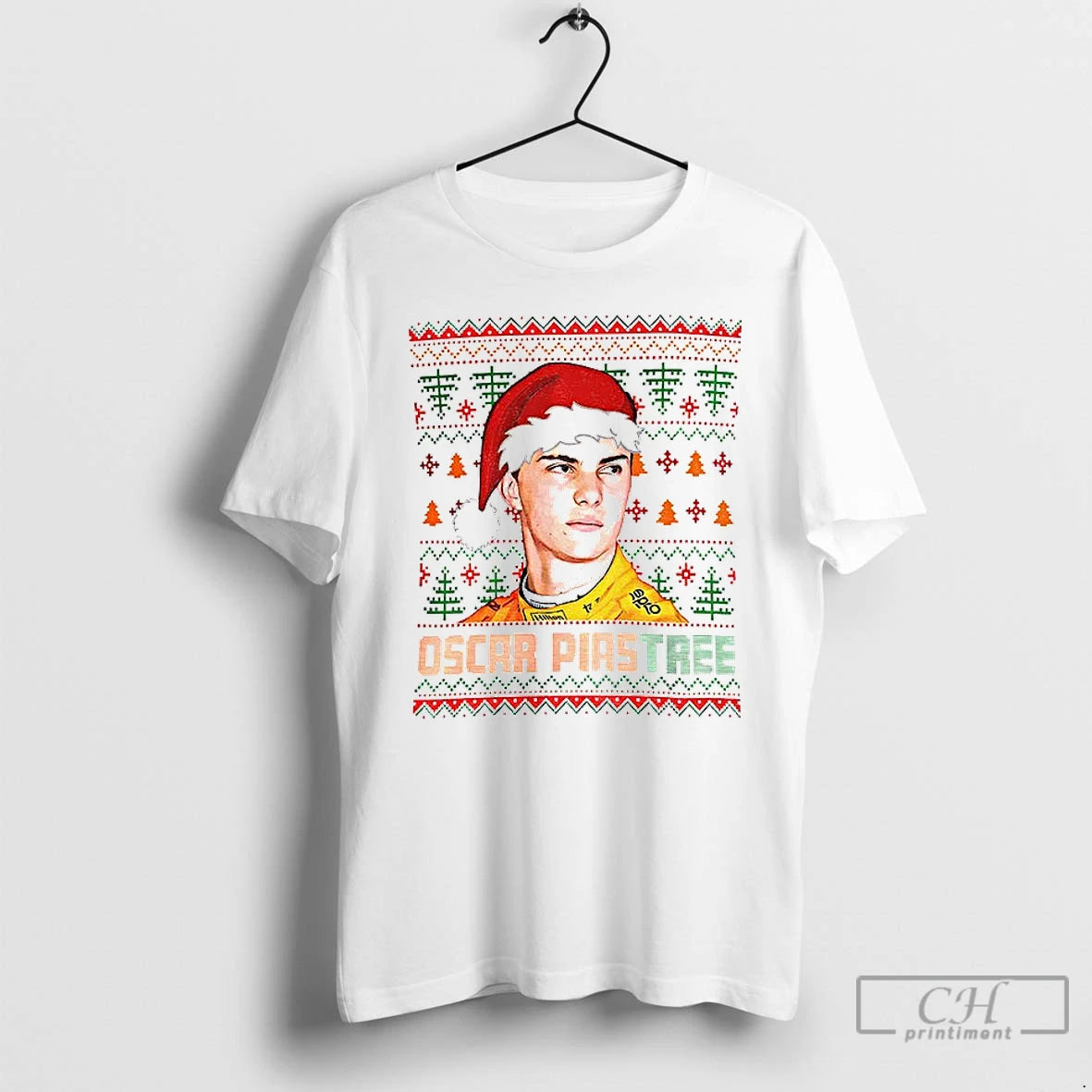 Classic Oscar Piastri Oscar Piastree Santa Hat Merry Christmas