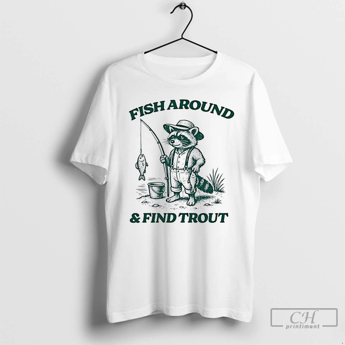 Classic Raccoon Fish Around And Find Trout