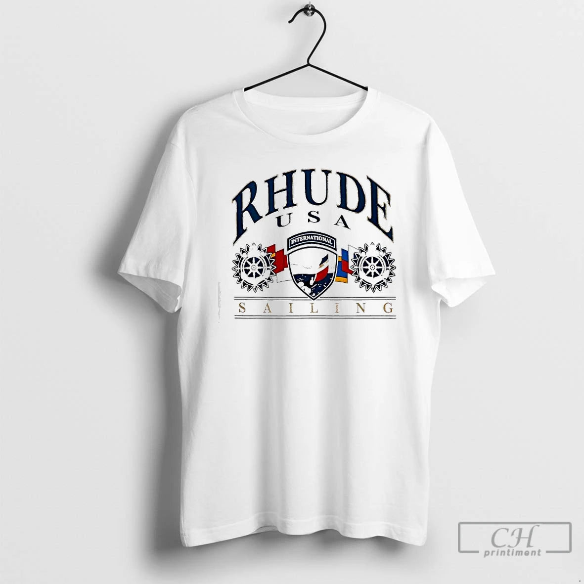 Classic Rhude International Sailing Usa Graphic
