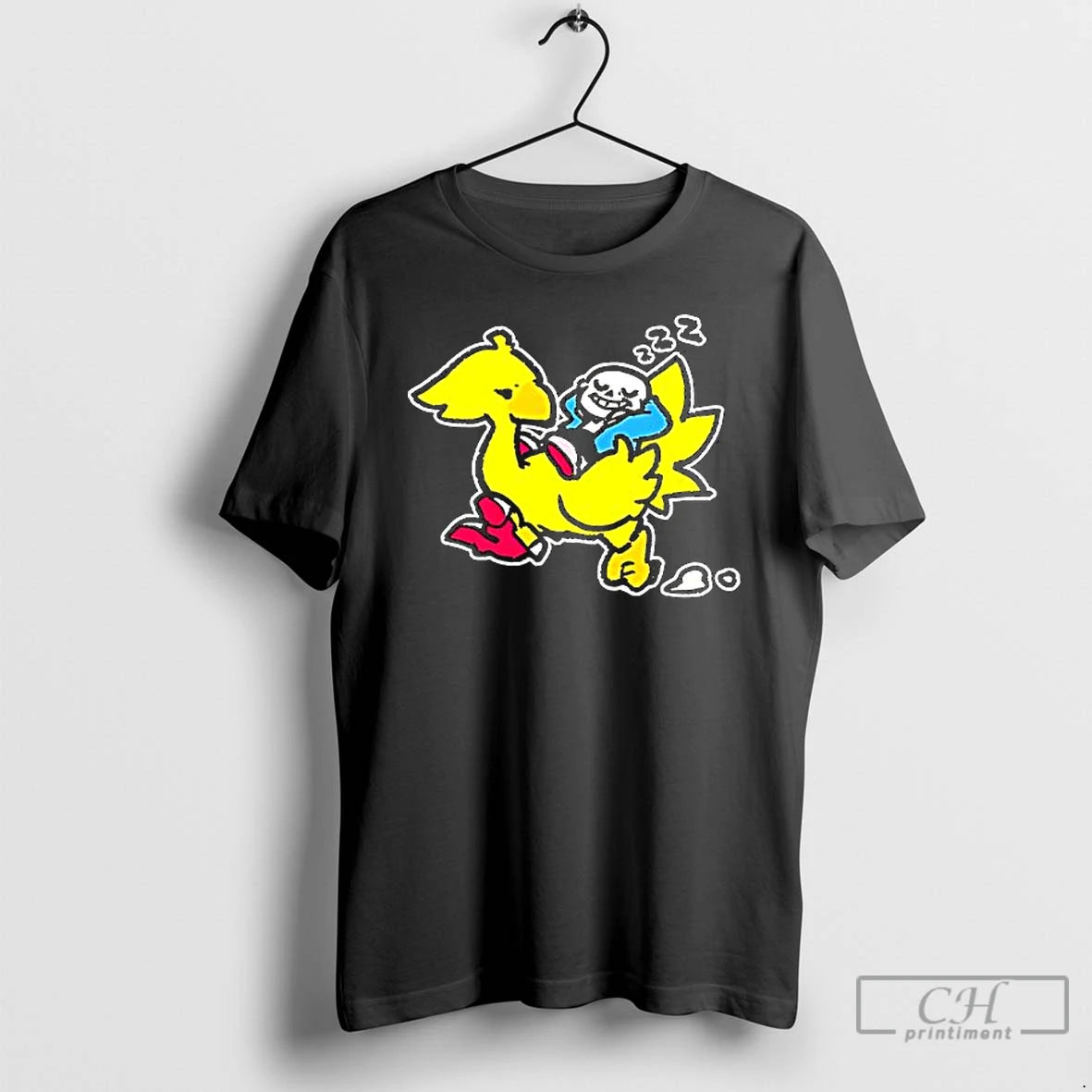Classic Sans And Chocobo Character