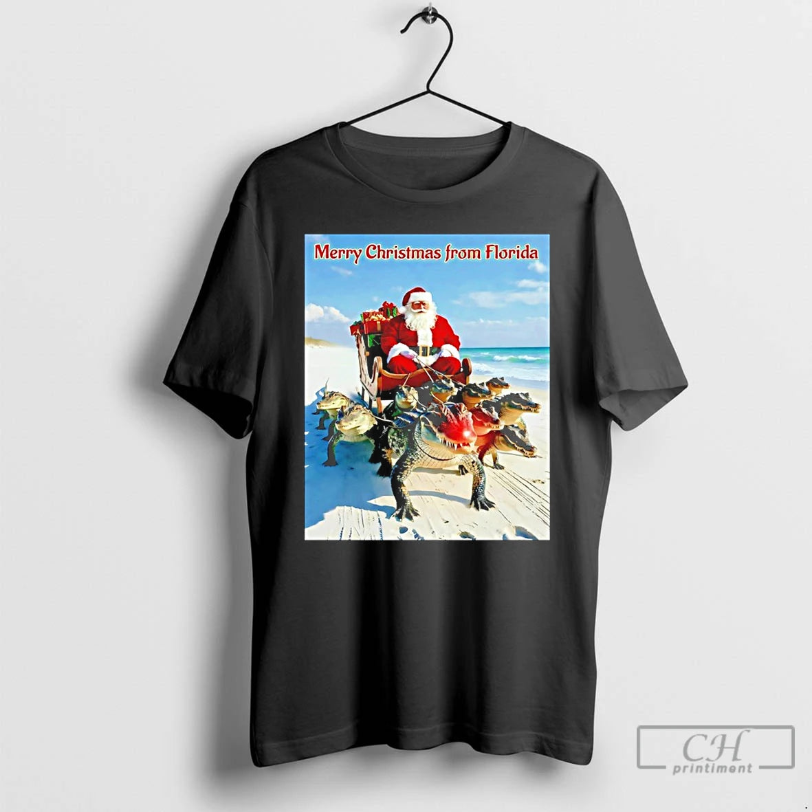 Classic Santa Merry Christmas From Florida