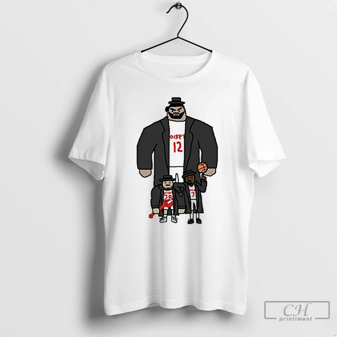 Classic Sen Goon Squad Houston Rockets Basketball Caricature