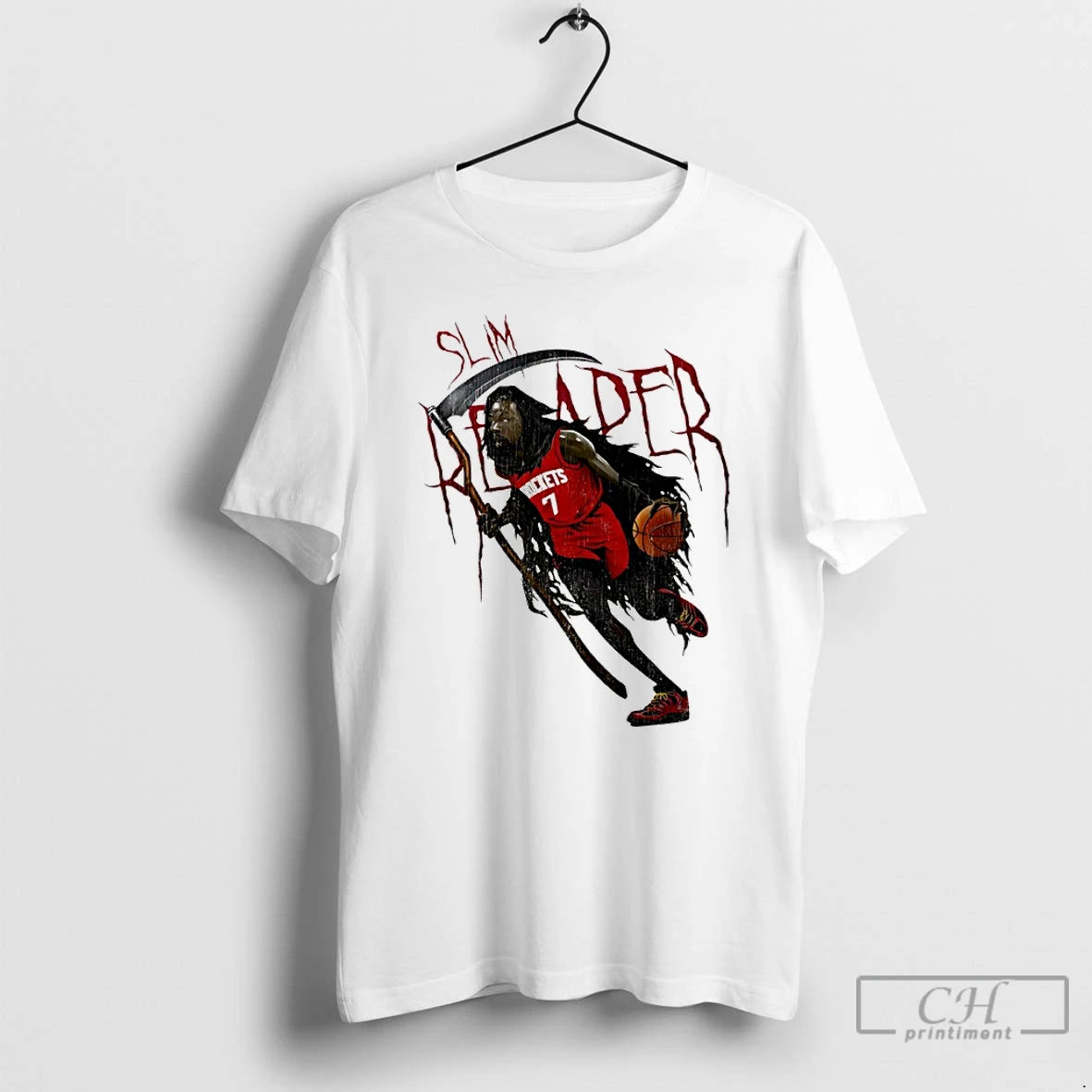 Classic Slim Reaper Kevin Durant Houston Rockets Basketball