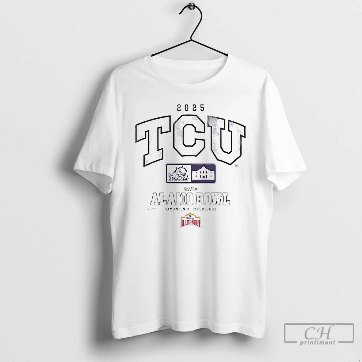 Classic Tcu Horned Frogs 2025 Valero Alamo Bowl San Antonio Christmas