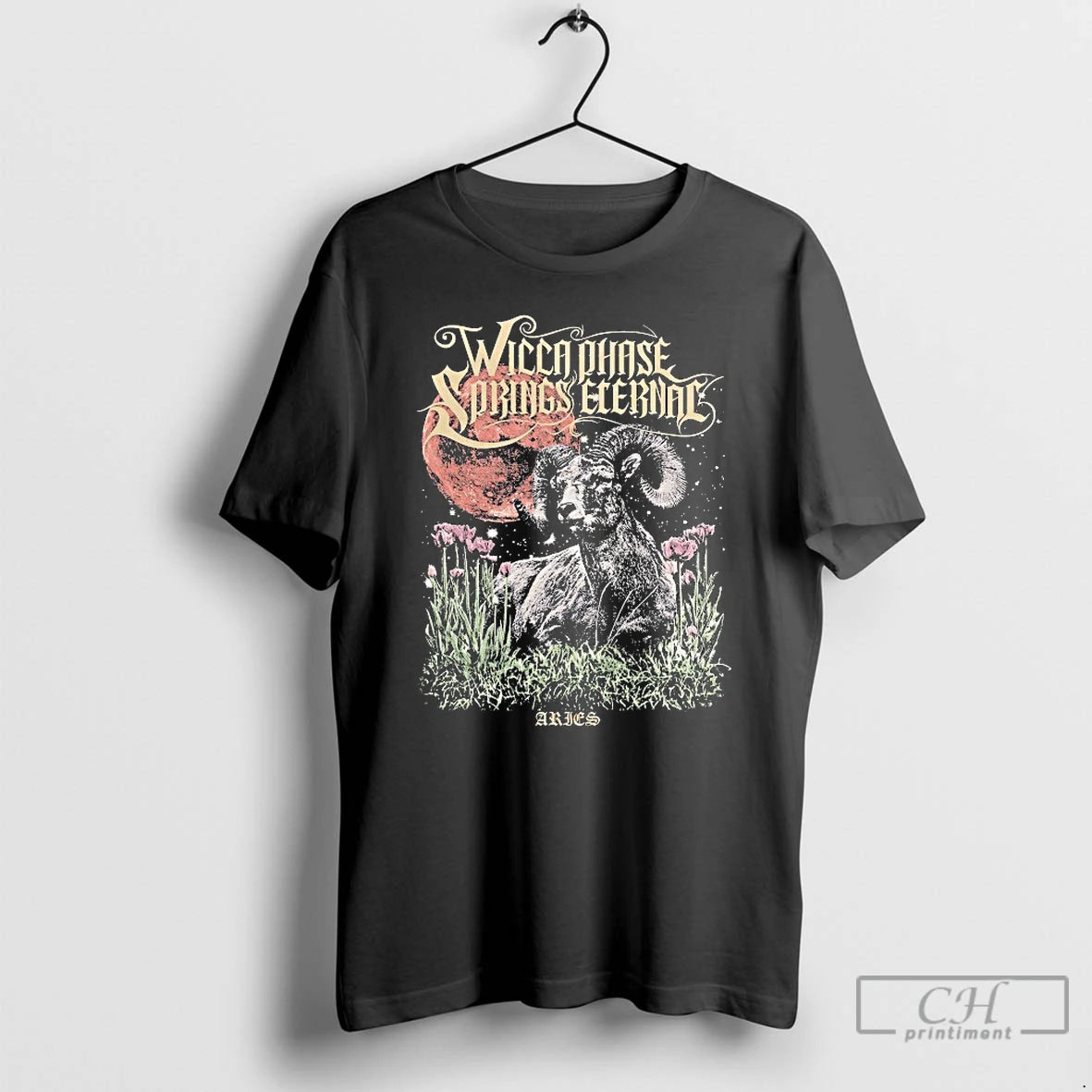 Classic Wicca Phase Springs Eternal Aries Moon Red