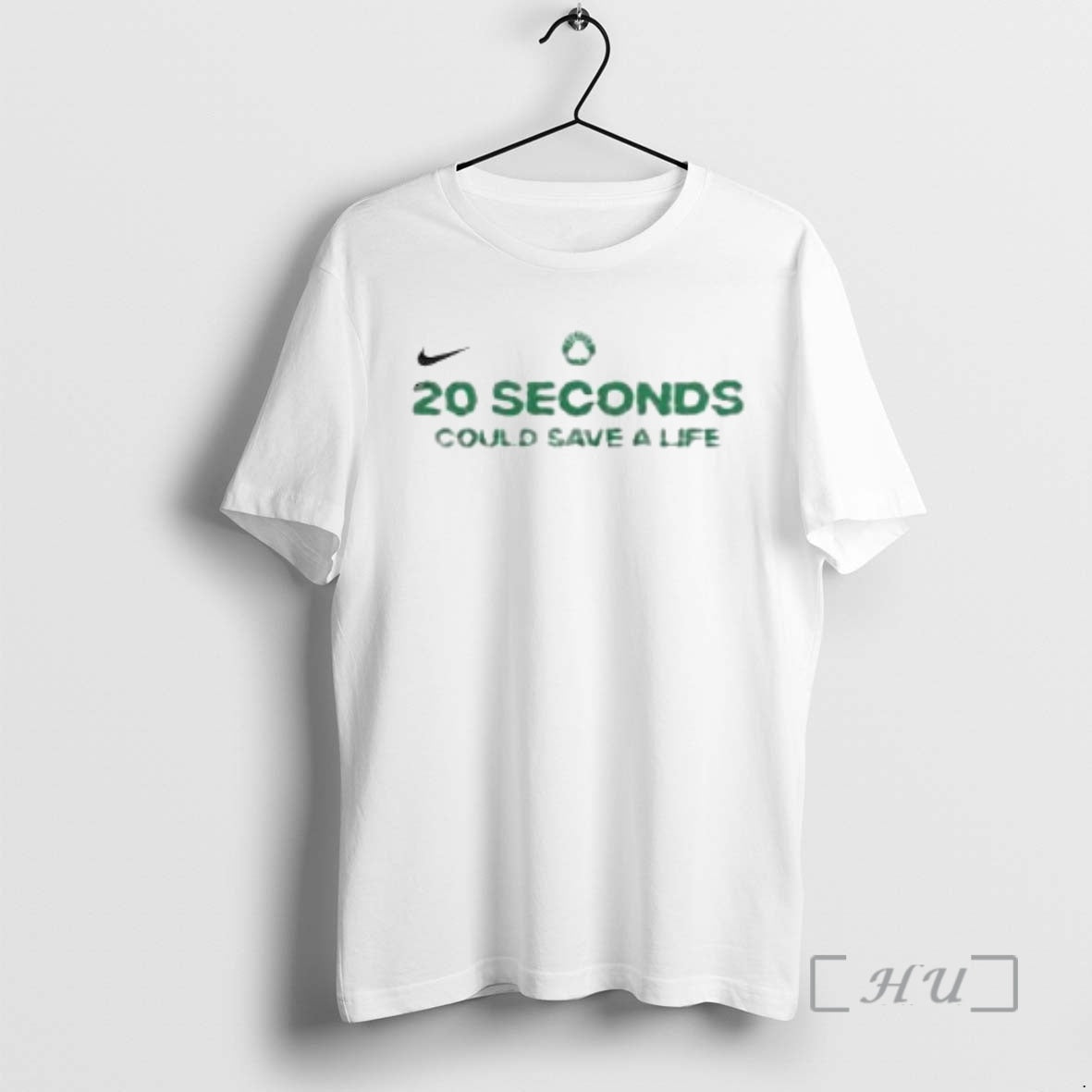 New Boston Celtics 20 Seconds Could Save A Life 2025 Campaign Circle White Premium
