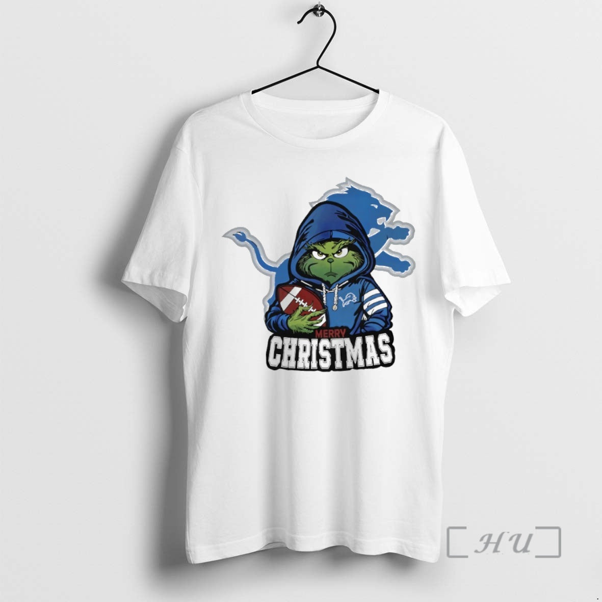 New Grinch Detroit Lions Merry Grinchmas Football Christmas Circle