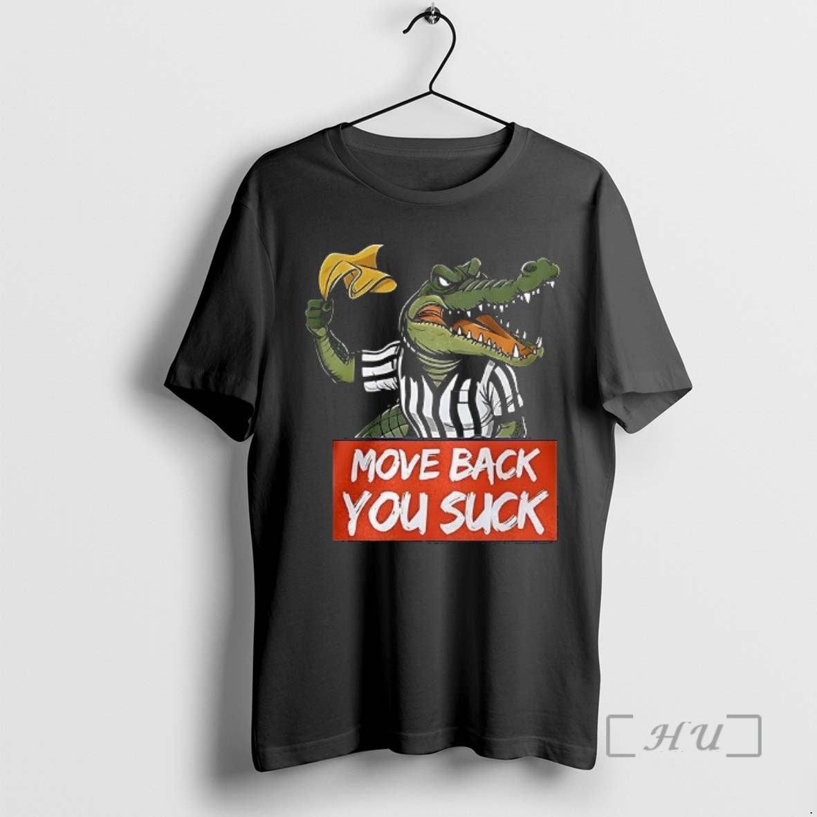 New Move Back You Suck Gator Yellow Flag