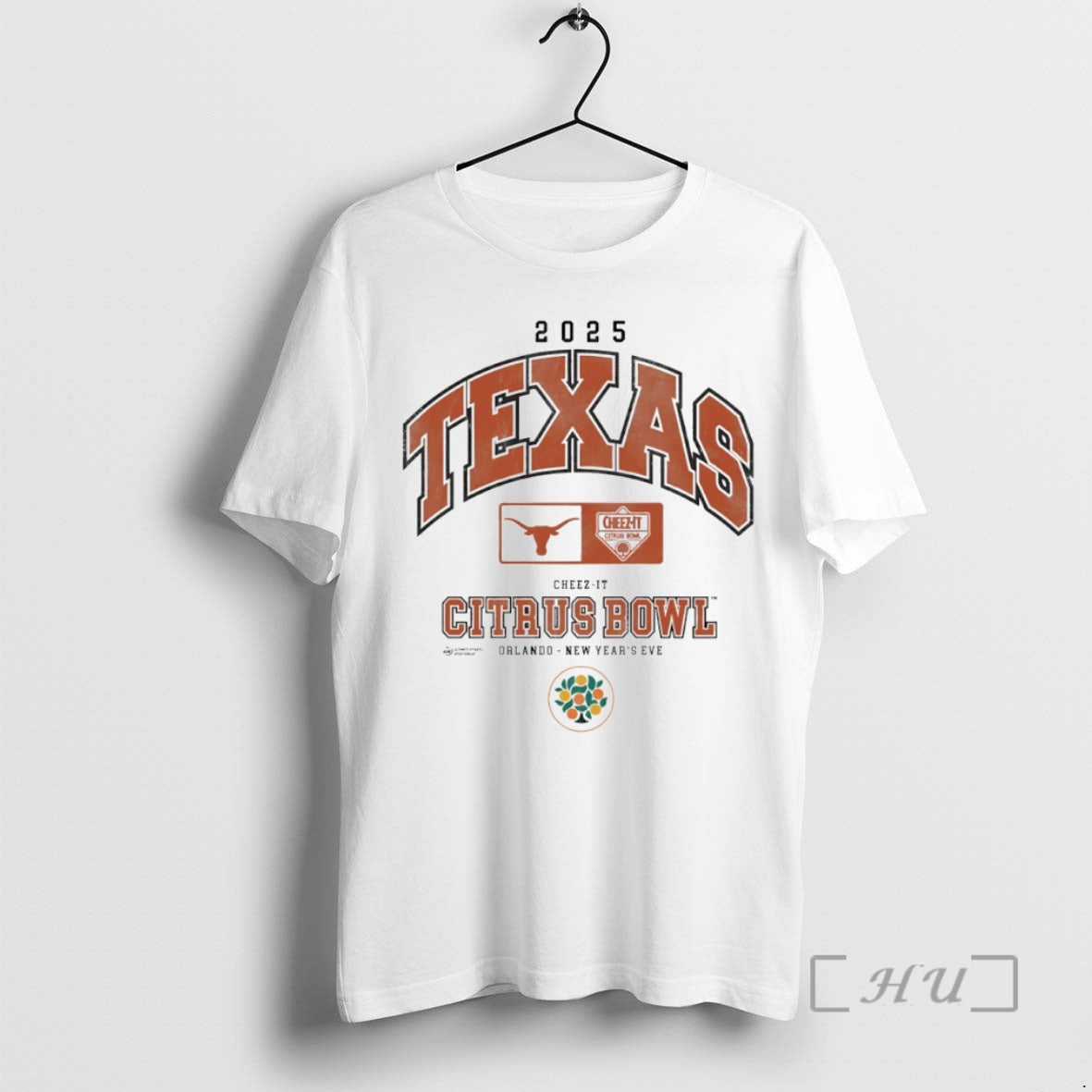 New Texas Longhorns Cheez It Citrus Bowl 2025 Circle