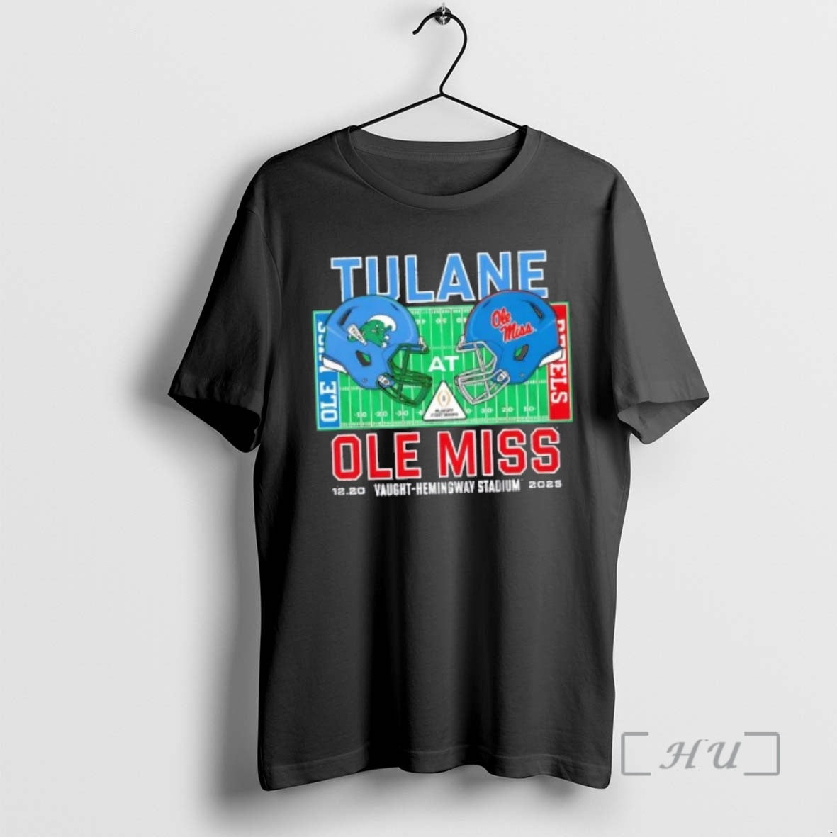 New Tulane Vs Ole Miss 2025 College Football Helmets Playoff