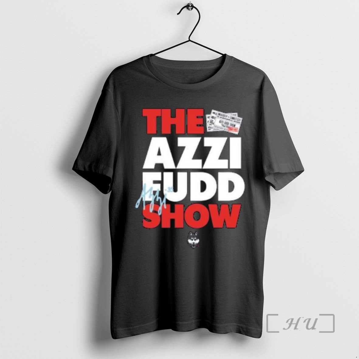 New Uconn Huskies The Azzi Fudd Show Circle Black