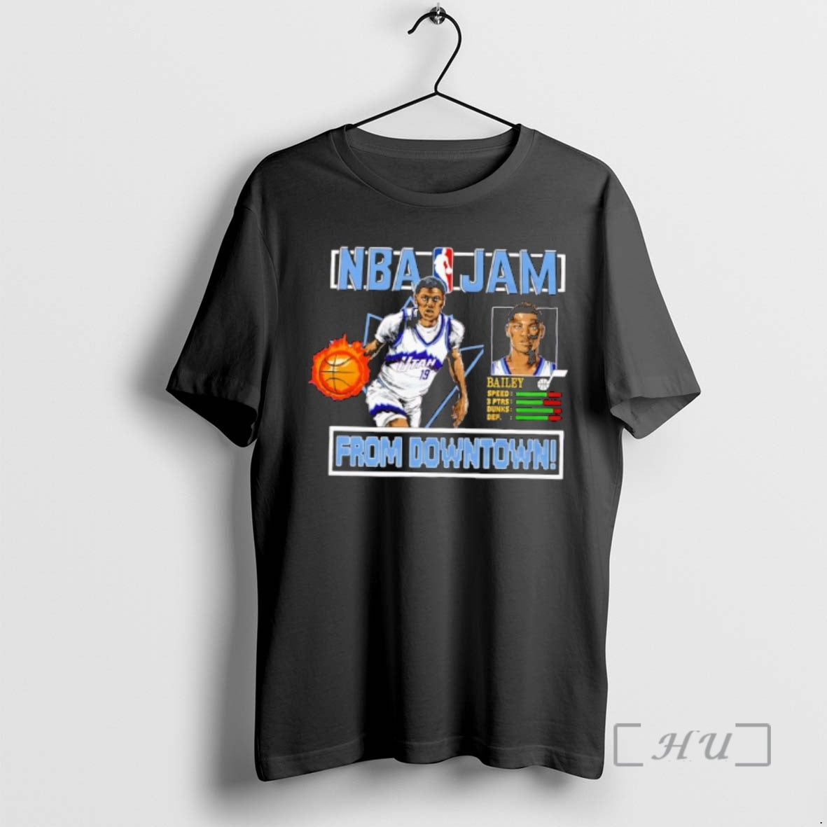 New Utah Jazz Nba Jam Ace Bailey From Downtown