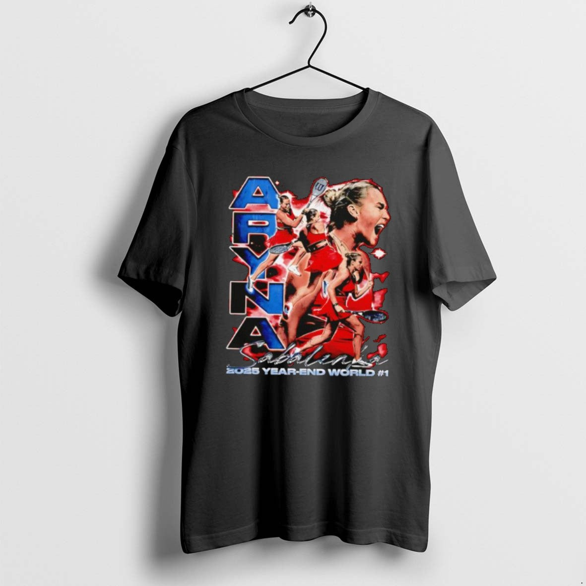 Official Aryna Sabalenka Year End World Number 1 Vintage Graphic