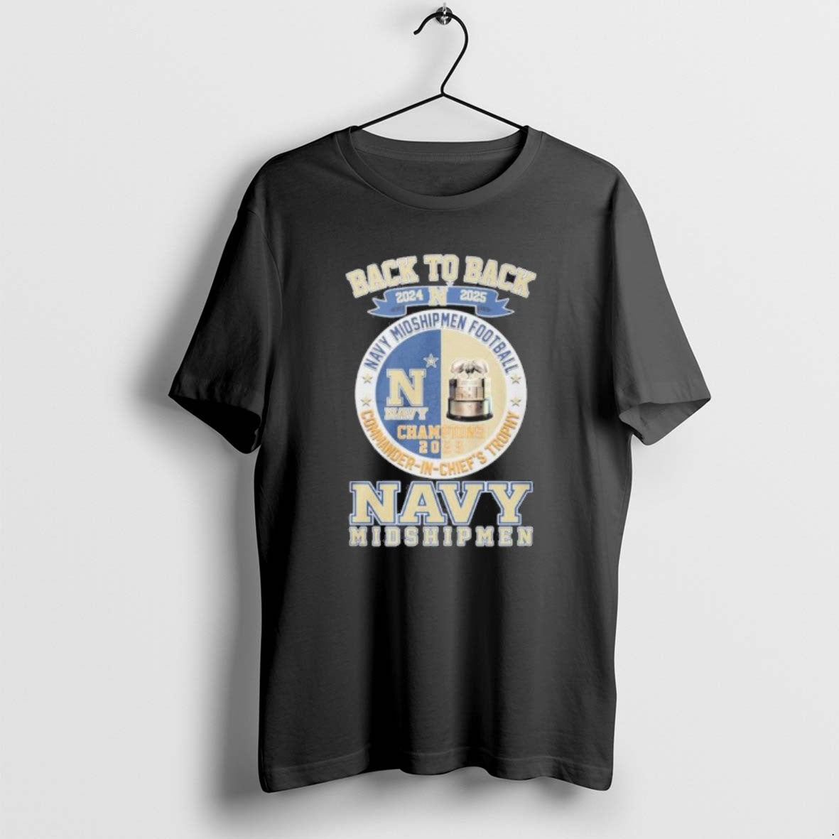 Official Back To Back Navy Midshipmen Commander In Chiefs Trophy Champions