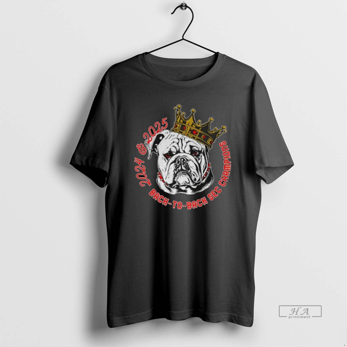 Official Georgia Bulldogs Football Sec Champions Back To Back Go Dawgs King 2024 2025