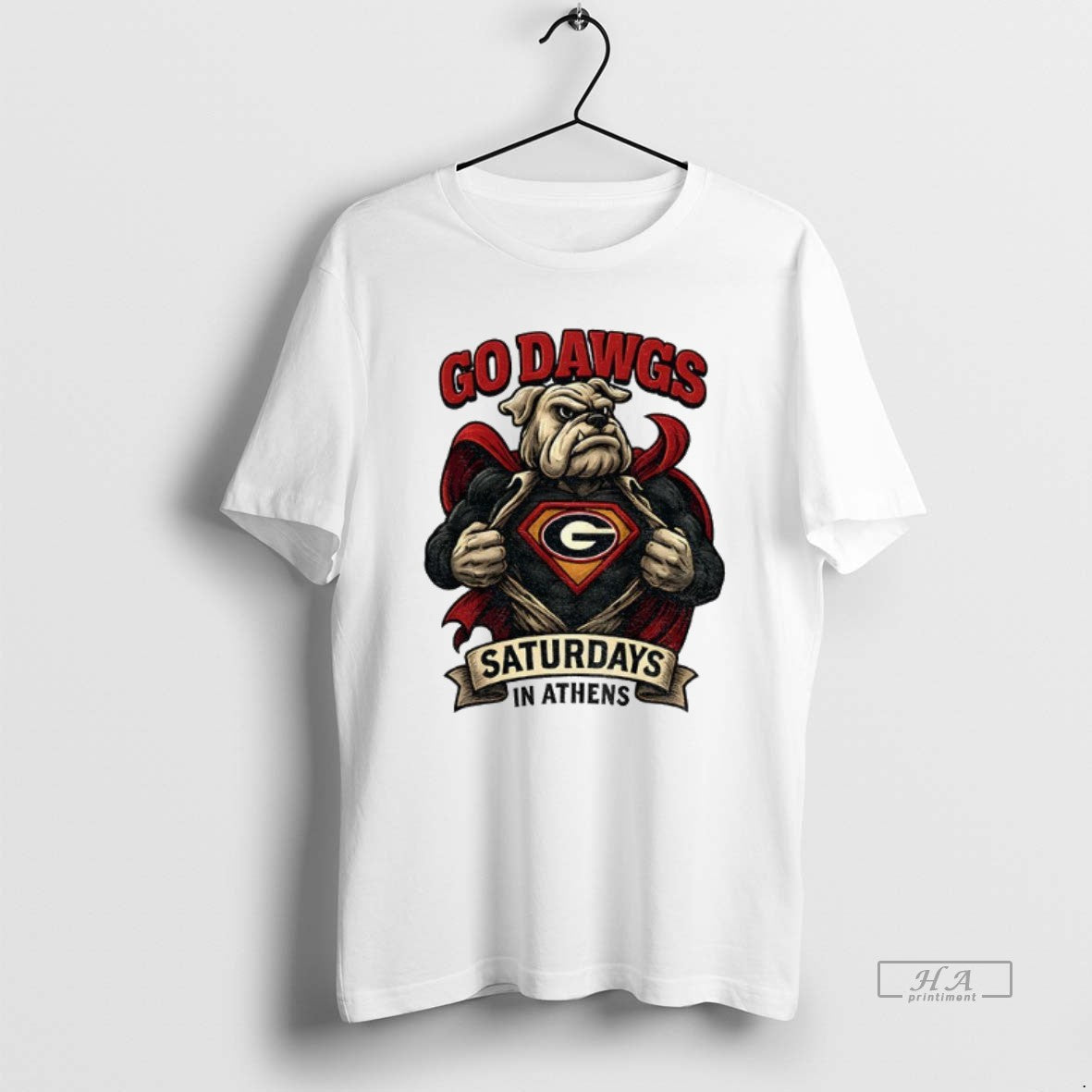 Official Georgia Bulldogs Mascot Super Bulldog Vintage Saturdays In Athens