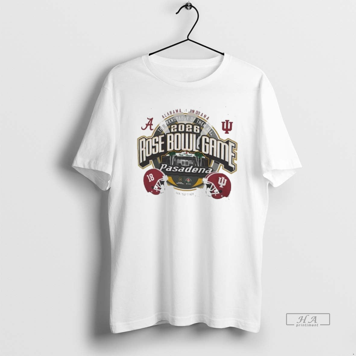 Official Indiana Vs Alabama The Grand Daddy Of Them All 2026 Rose Bowl Game Head