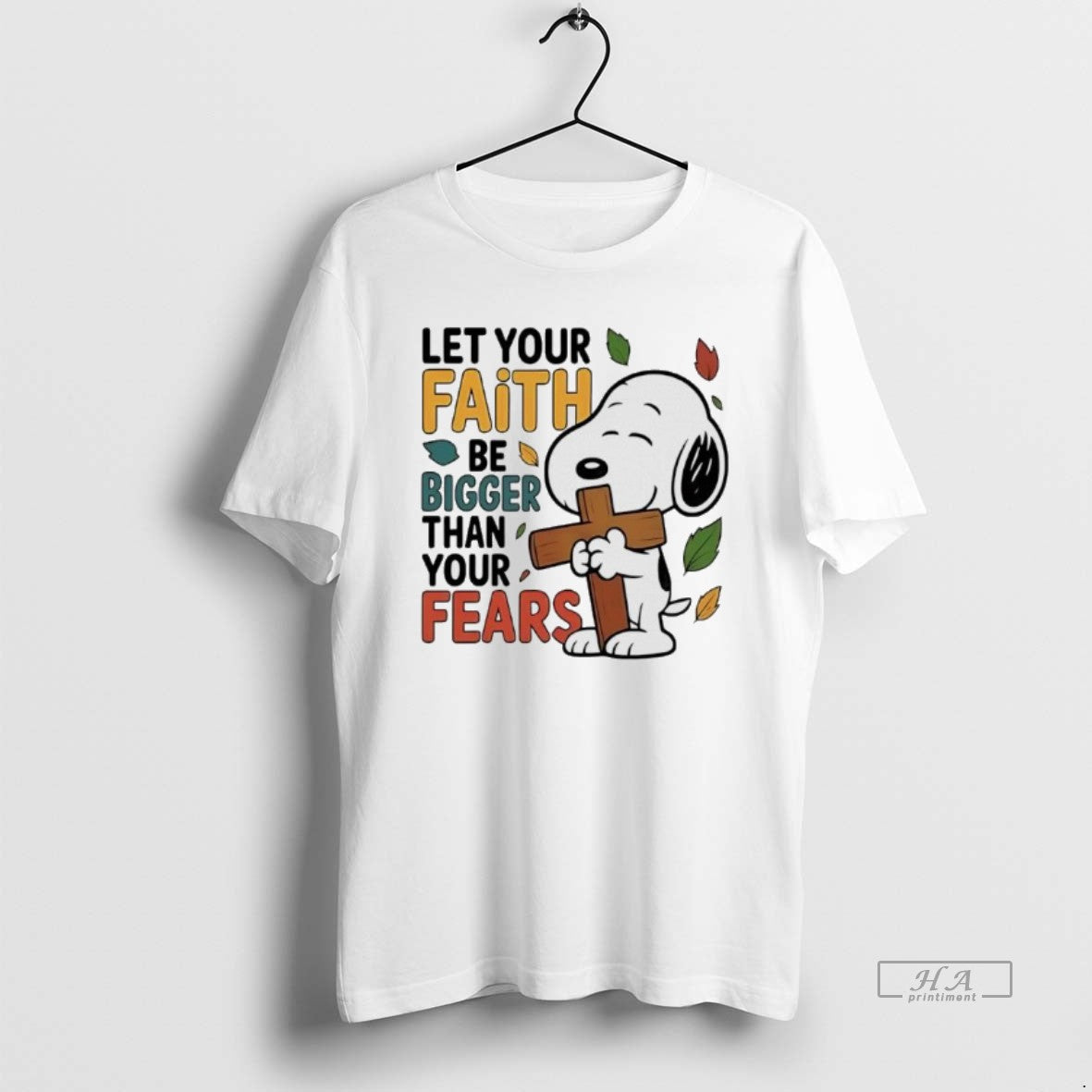 Official Peanuts Cross Let Your Faith Be Bigger Than Your Fears