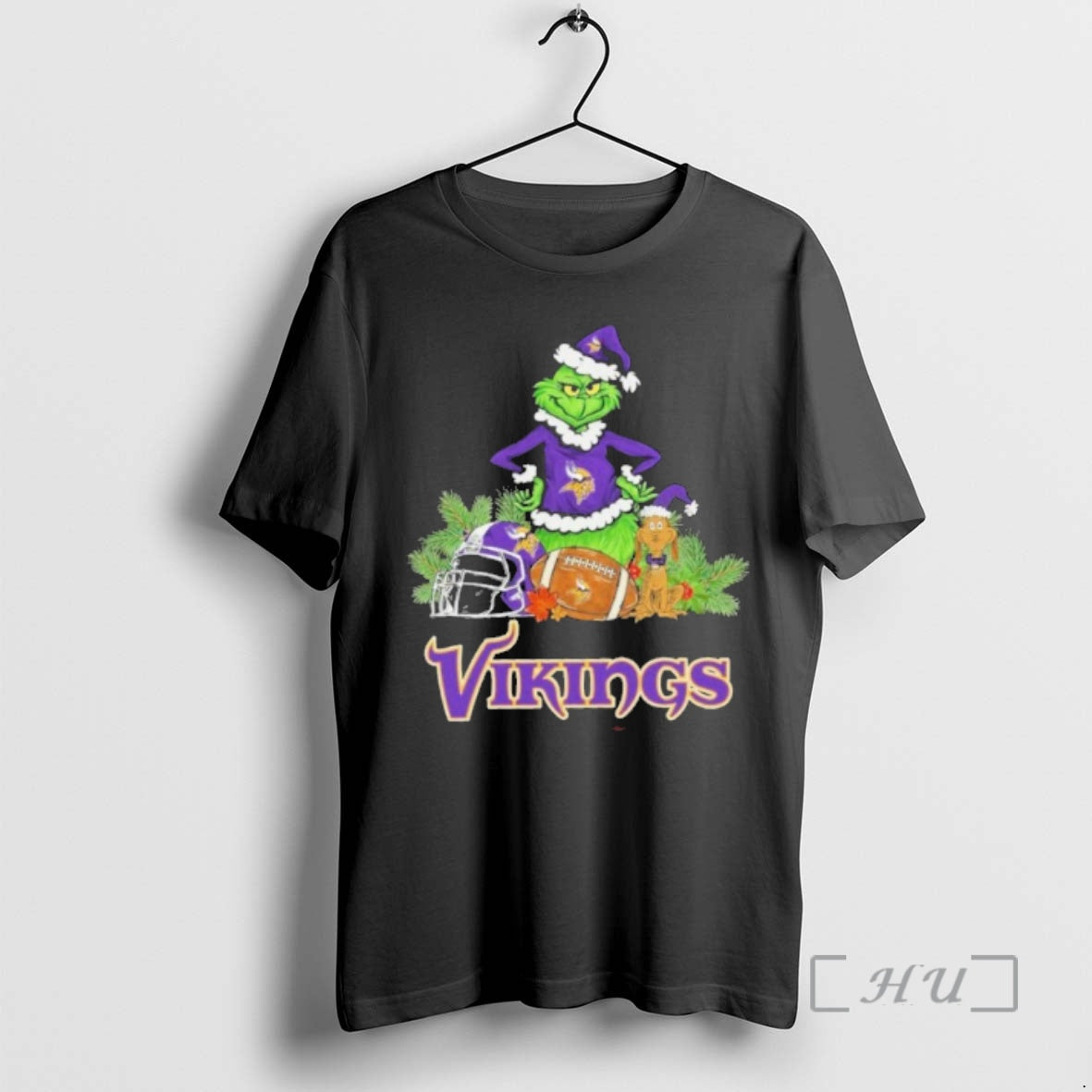 Officials 2025 Santa Grinch X Dog Ball Merry Christmas Vikings Logo Premium T Shirts Sweater