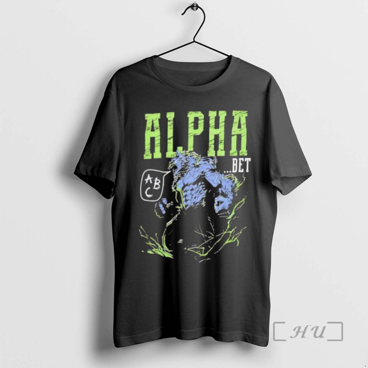 Officials Alpha Bet Wolf Graphic Retro