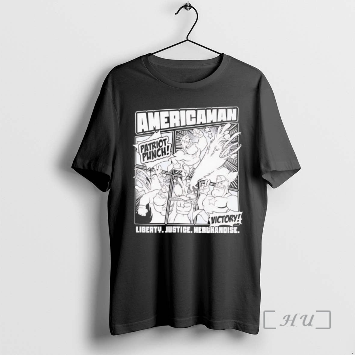 Officials Americaman Patriot Punch Victory Liberty Justice Merchandise Graphic