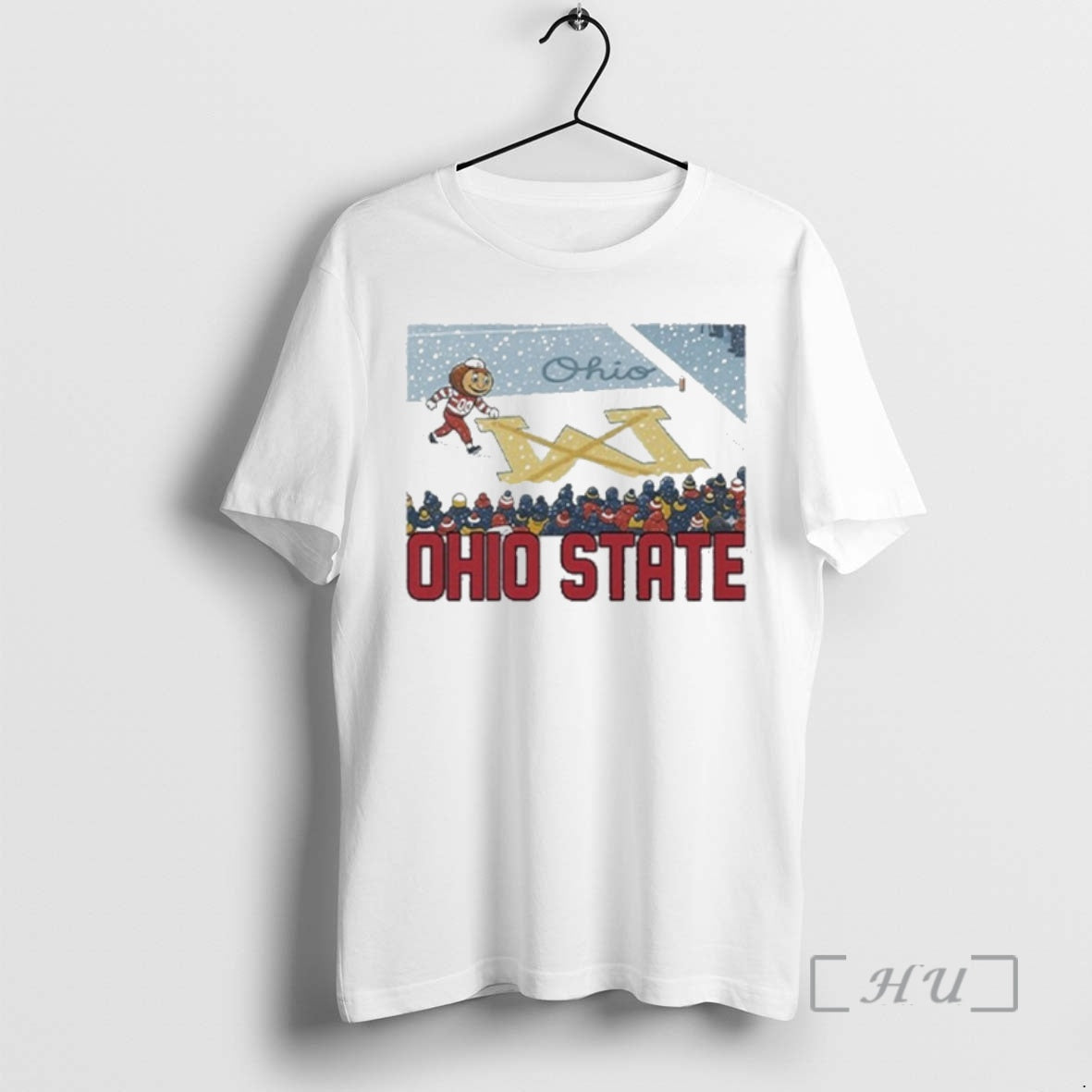 Officials Brutus Ohio State Snow Fan Football