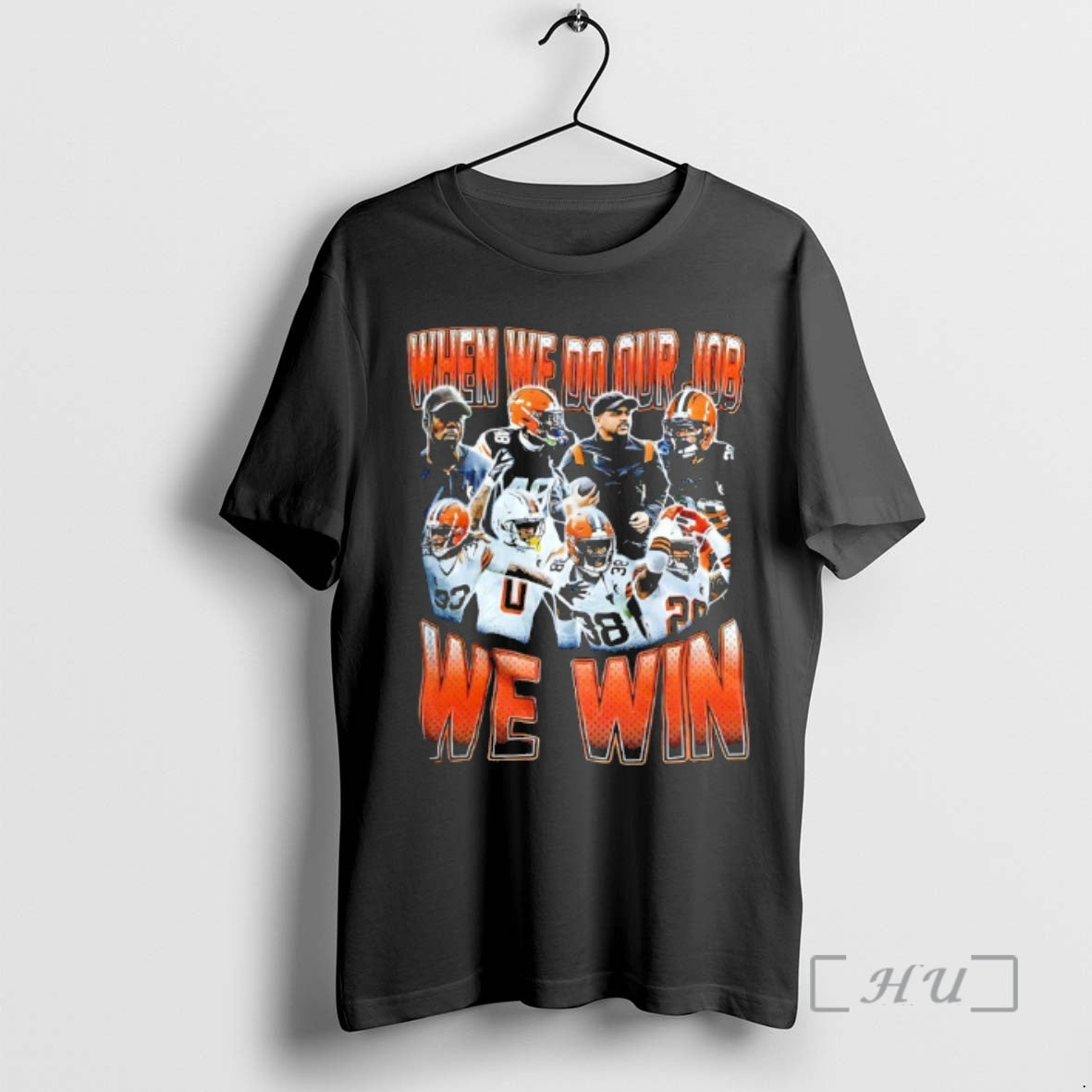 Officials Cleveland Browns When We Do Our Job We Win Player Collage Graphic Premium