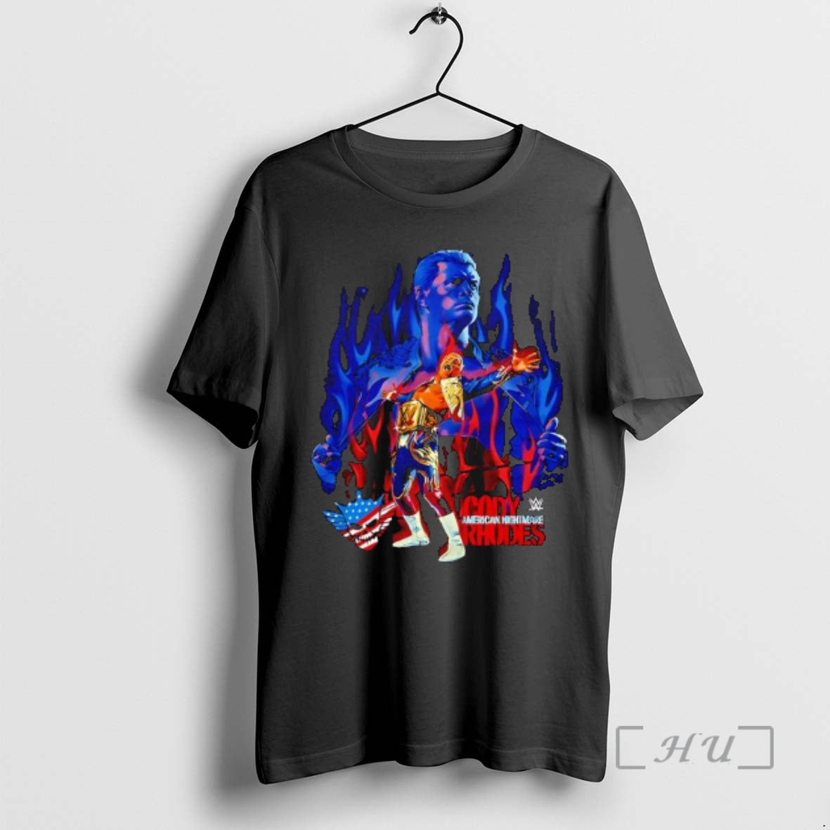 Officials Cody Rhodes Flames American Nightmare Logo