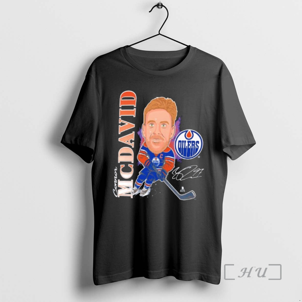 Officials Connor Mcdavid Edmonton Oilers Player Action Signature