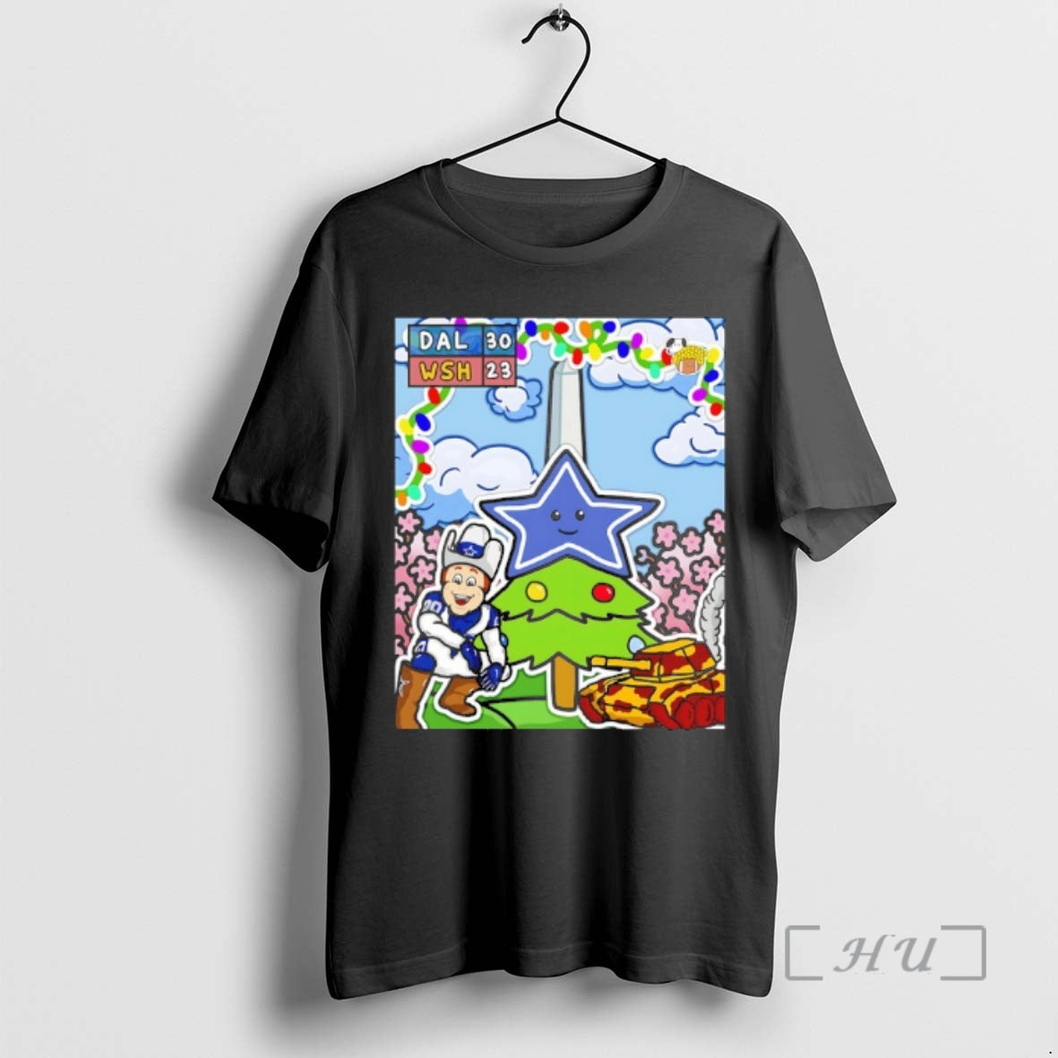 Officials Dallas Cowboys Beat Washington Commanders 30 23 Win This Christmas Season Premium T Shirts