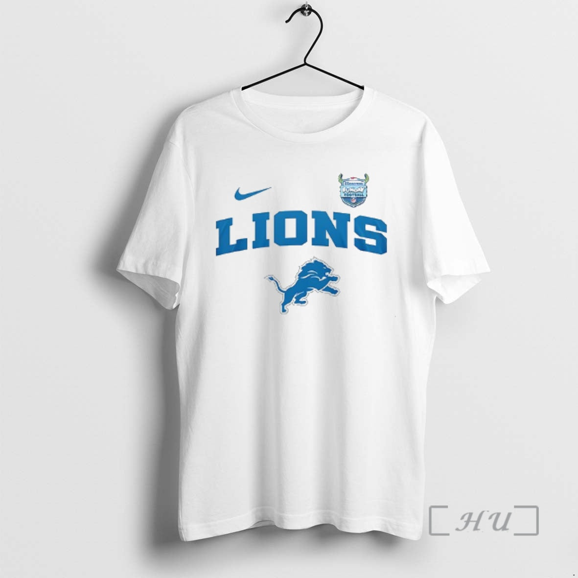 Officials Detroit Lions X Monters Inc Funday Football Cartoon Double Sided Graphic Premium T Shirts