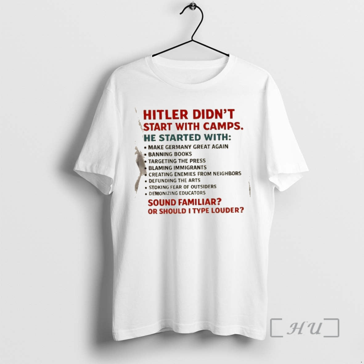 Officials Hitler Didnt Start With Camps He Started With Sound Familiar Or Should I Type