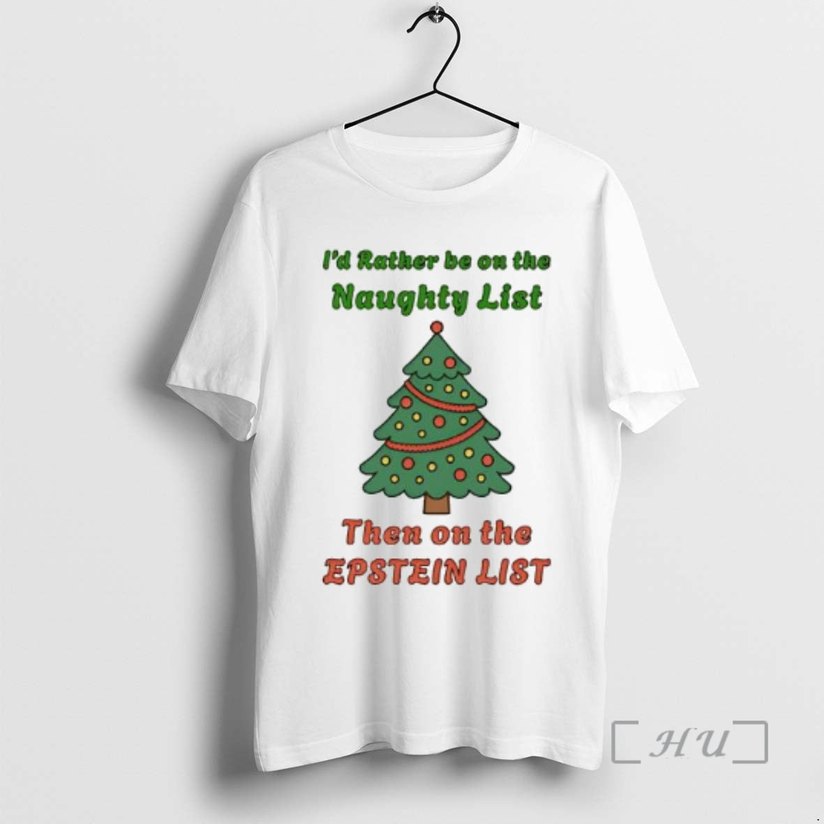 Officials Id Rather Be On The Naughty List Then On The Epstein List Christmas Premium