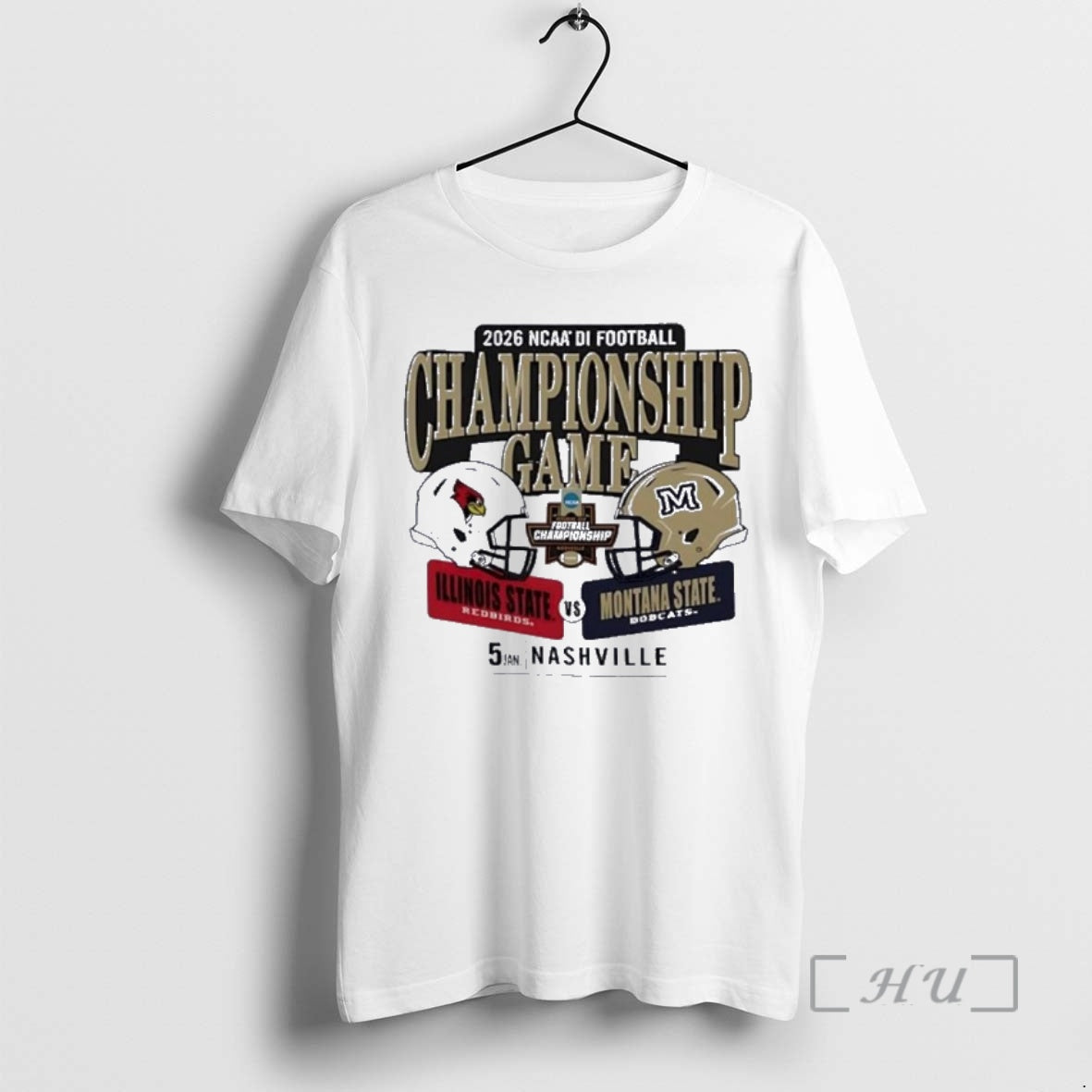 Officials Illinois State Vs Montana State Fcs Di Football Championship Game Premium T Shirts Sweater