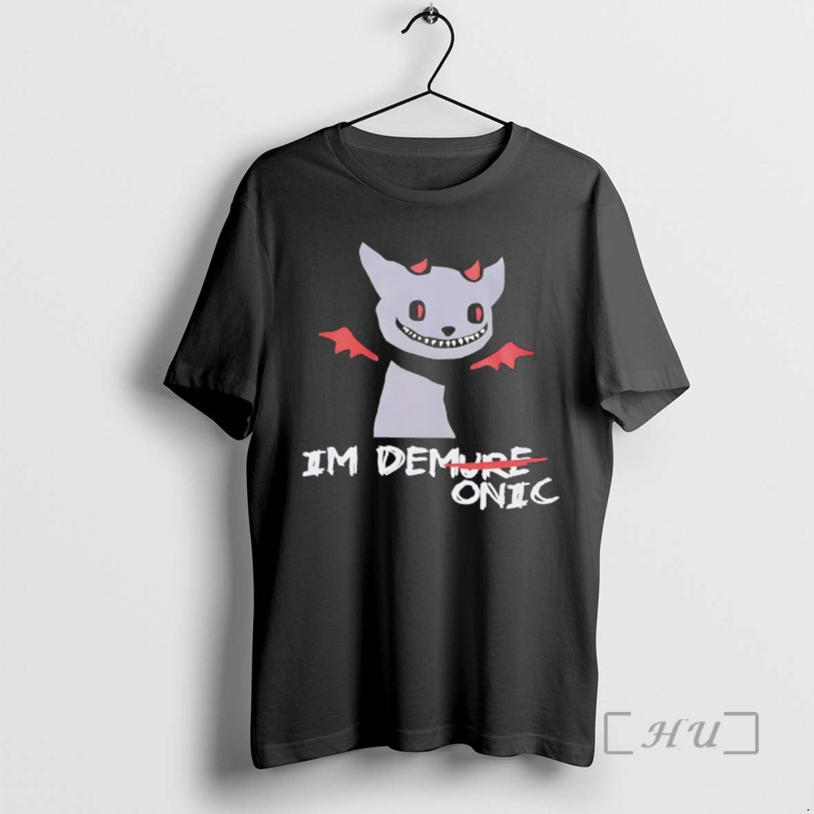 Officials Im Demure Demonic Cat Funny